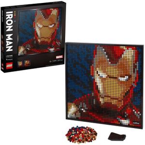ASSEMBLAGE CONSTRUCTION LEGO® ART 31199 Iron Man de Marvel Studios Poster 