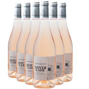 VIN ROSE Pays d'Oc Noyer Du Cade Grenache Rosé - Lot de 6x75cl - Maison Gervasoni - Vin IGP Rosé du Languedoc - Roussillon