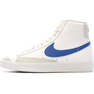 BASKET Baskets Femme Nike Blazer Mid 77 - Blanc/Bleu - Ti