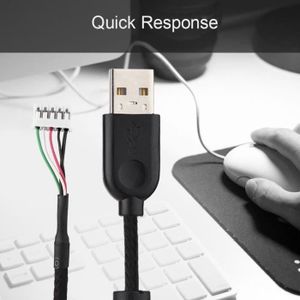 SOURIS COOK-Remplacement du câble de la souris USB 219yd 