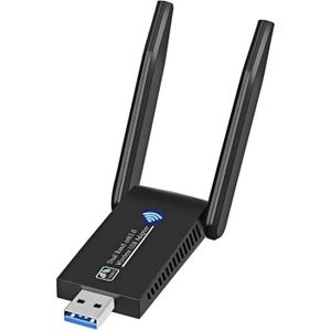 CLE WIFI - 3G Adaptateur Usb Wifi, 1300 Mbps Double Antenne À Ga