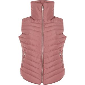 Doudoune sans manche homme rose