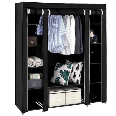 Armoire De Rangement Garde Robe En Tissu Structure Metallique
