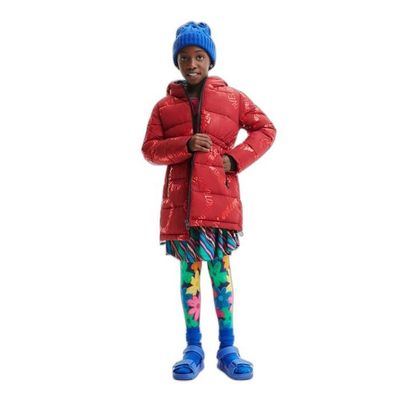 Doudoune fille Desigual Letters rouge 11 12 ans Rouge Cdiscount Pret a Porter
