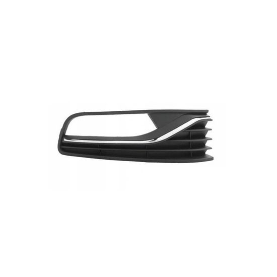 Grille Pare-Choc Avant Droit Noir Pour Peugeot 3008 2009-2013 - Avec Emplacement Anti-Brouillard
