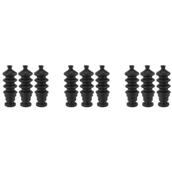 Lot De 10 Soufflets Pliants Pour Fourche RC Bateaux Modèles - Protection Caoutchouc Étanche