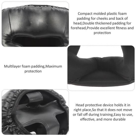 Casque De Boxe - Combat,Protège-tête De Boxe Sanda,équipement De Sauna