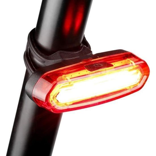 Feu arrière de vélo LED avec changement de couleur, lumières arc-en-ciel rechargeables USB-C, étanche, 7 couleurs, 14 modes – Convient pour le cyclisme, les scooters, les skateboards, les casques
