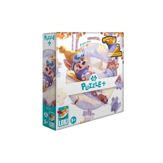 Puzzle+ 70 pièces Loki fait de la luge - Cdiscount Jeux - Jouets