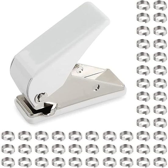 Dart Flight Hole Punch + 50 Anneaux De Queue Dart Flight Set Poinçon