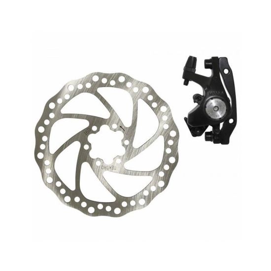 Frein à Disque Mécanique HpLive 160 Mm – Avant+arrière Avec 2 Rotors, Pour VTT Et Vélo De Route