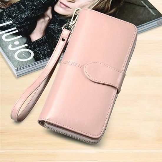 Farcauo Porte Feuille Femme Vert Porte Monnaie Femme Feuilles