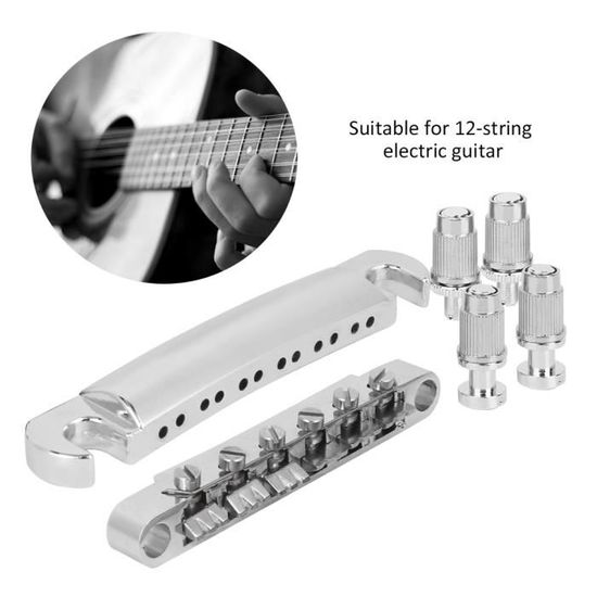 Maintenance Guitare Débutant Kit De Pièces Pour Guitare Acoustique Gaucher - Écrou, Selle Et Broches De Pont - Blanc - Plastique ABS Guitare Gaucher Pièces
