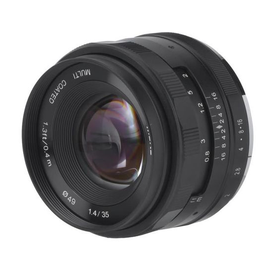 Objectif Meike 35mm F/2 Monture L – Occasion, Bon état, Optique Standard
