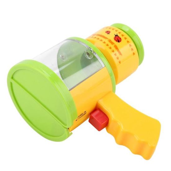 Lot De 3 Boîtes à Insectes Avec Loupe | Pour Enfants | Exploration Nature | Observation Des Petites Bêtes | Rouge Et Jaune Loupe Exploration Nature