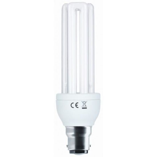 Ampoule fluocompacte stick General Electric 20W B22 - Blanc chaud ...