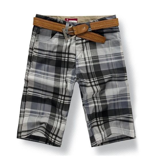Bermuda a store carreaux homme