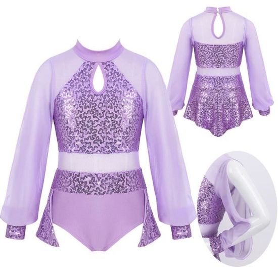 Justaucorps Ballet Fille Robe Danse Ranrann Fille 5-16 Ans - Justaucorps Sans Manches, Strass, Gymnastique Ballet Tenue Gymnastique Fille