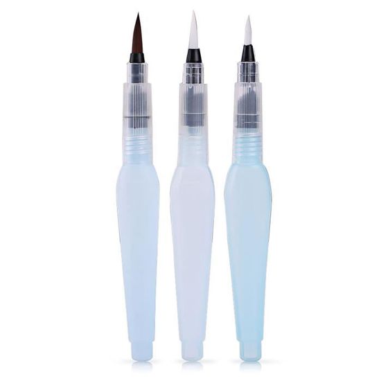 6pcs stylo à encre pinceau à eau rechargeable pour peinture stylo à