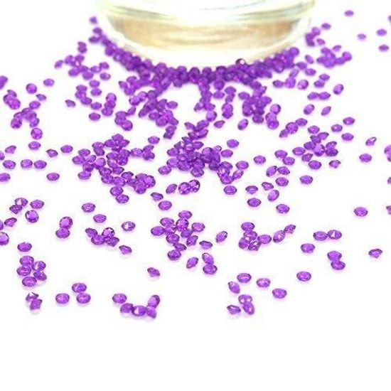 4000 Pièces Cristaux Acrylique Rouge - Faux Diamants 3 Mm, 6 Mm, 10 Mm - Décoration Mariage, Fête