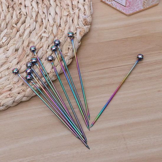 100 Pics à Cocktail Halloween - Bâtonnets Bambou 13 Cm, Pour Fruits, Apéritifs, Décorations De Fête