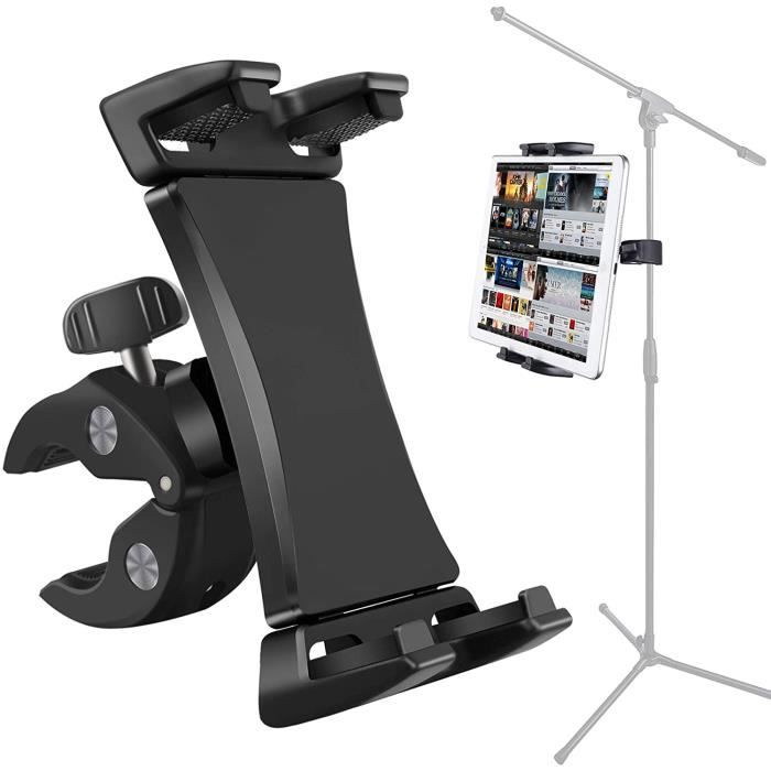 Support De Tablette Pour Pupitre/micro - Clip Réglable 360°, Pour Partitions Et Vidéos - 11