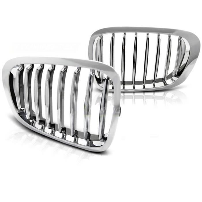 Paire grilles calandre BMW serie 3 E46 coupe cab 99-03 chrome