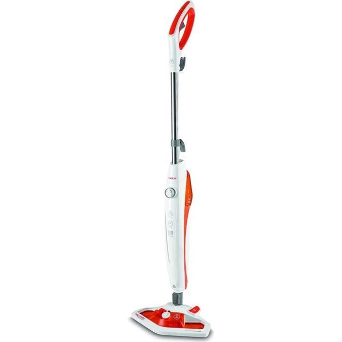 Polti Vaporetto SV420 Balai Vapeur avec brosse vaporforce, Orange (Unité certificat)