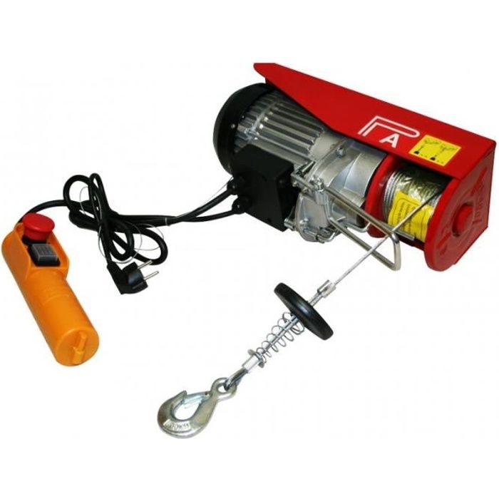 Treuil palan électrique 220V 400 /800KG 1300W avec