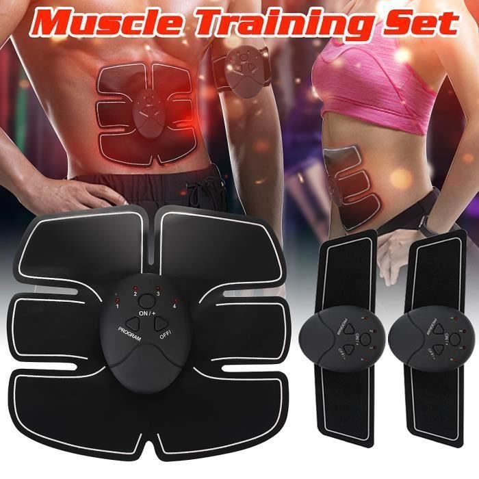 Rn Stimulateur Exerciseur épaule Abdomen Ensemble Musculation électrique Corps Shaper Aptitude
