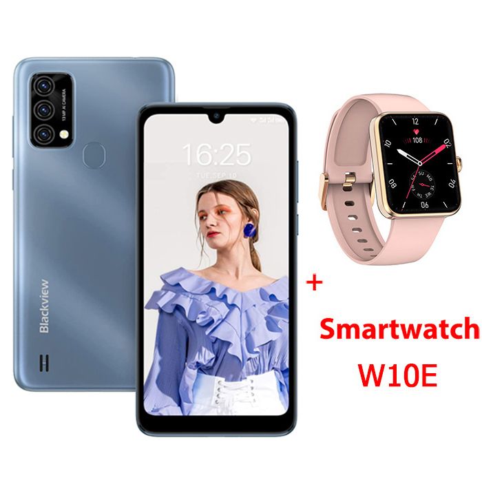 Blackview A50 Telephone Portable 4G Android 11 3Go+64Go/SD-1To 6.09\