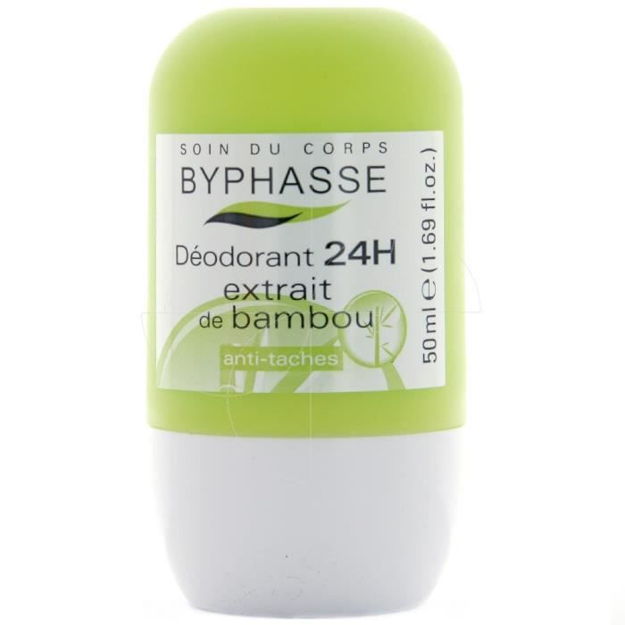 Byphasse - Déodorant 24h extrait de bambou roll-on - 50ml