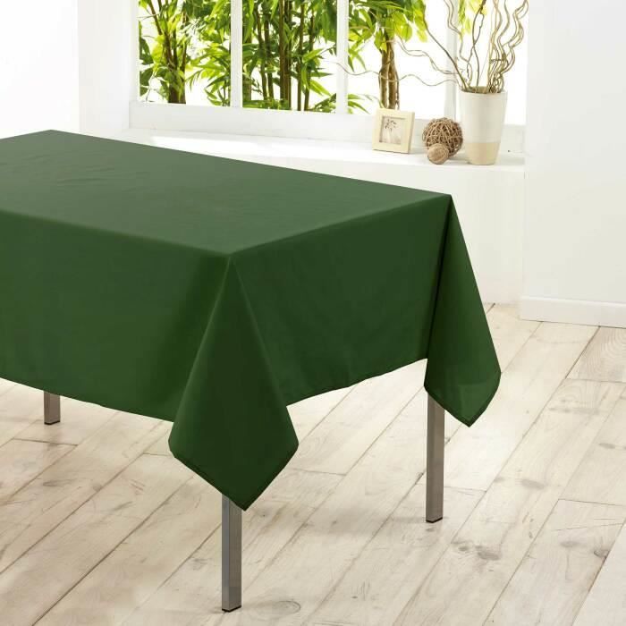 NAPPE RECTANGLE 140 x 300 CM POLYESTER UNI ESSENTIEL KAKI