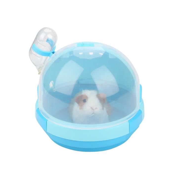 1Pc Portable Cage en plastique portatif non toxique petit transporteur de voyage Durable en forme pour hamster lapins CAGE