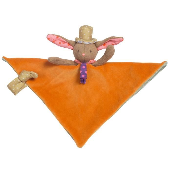 Doudou lapin Les Tartempois Moulin Roty Orange