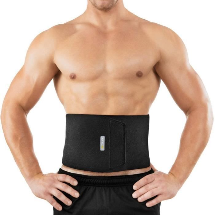 BRACOO SE20 Ceinture de Sudation en Néoprène, Bande Abdominale, Effet Sauna