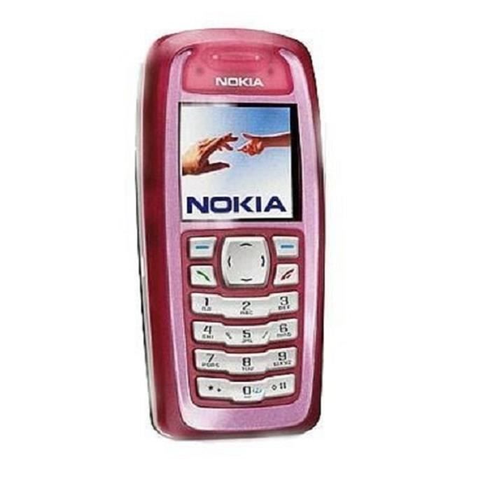 Nokia 3100 GSM Téléphone Portable Classique Rouge