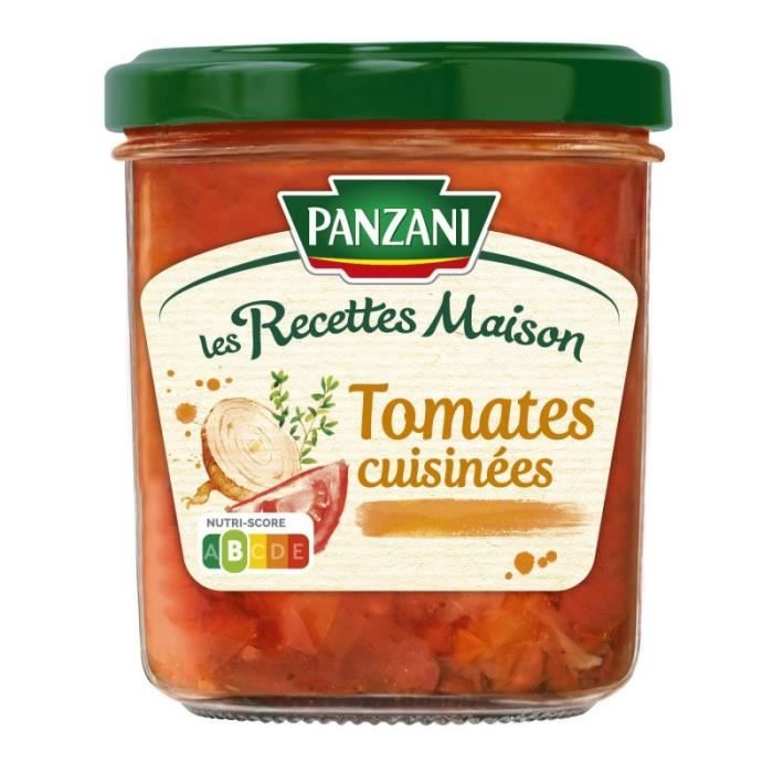 PANZANI - Sauce Qualité Fraichement Cuisinée Tomates Cuisinées 320G - Lot De 4