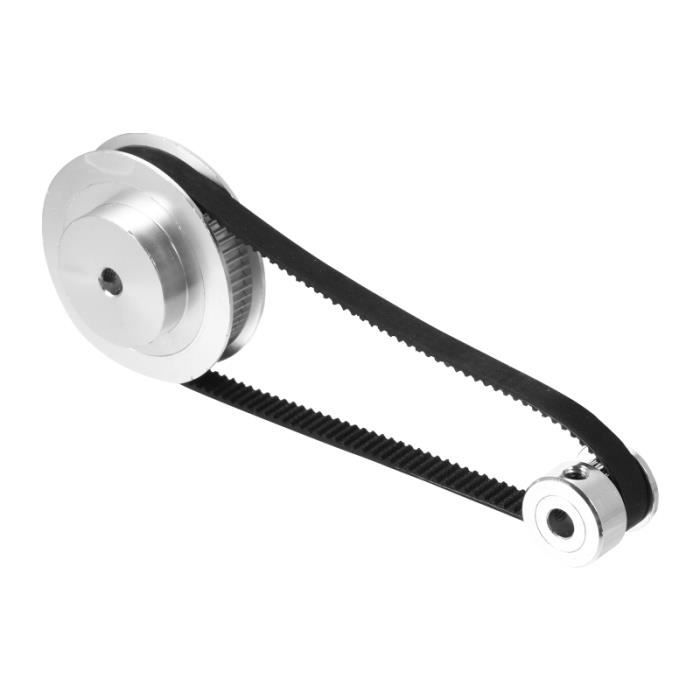 1 ensemble d'accessoires d'imprimante 3D de poulie synchrone de de courroie pratique