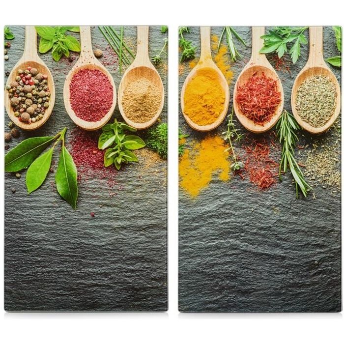 Assiettes de cuisine en verre trempé, planche à découper, plaques résistantes à la chaleur.