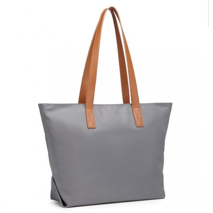 Sac à Main Femme - Grand Sac Cabas 35x13x32cm - Nylon imperméable - Compatible ordinateur portable - Fermeture zippée