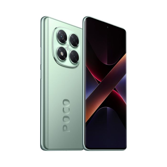 POCO X7 Smartphone 12+512 GO Vert Dimensity 7300-Ultra Écran incurvé 120 Hz AMOLED CrystalRes 15 K