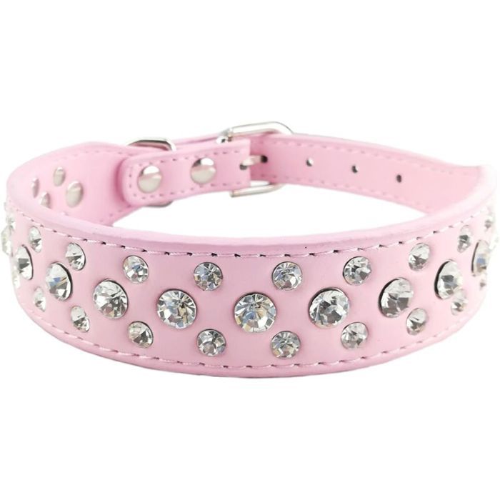 Meilleurs prix pour Collier de Chiots Bling Collar Animaux de Compagnie Collier de Chien Mignon avec Diamante pour Les Filles