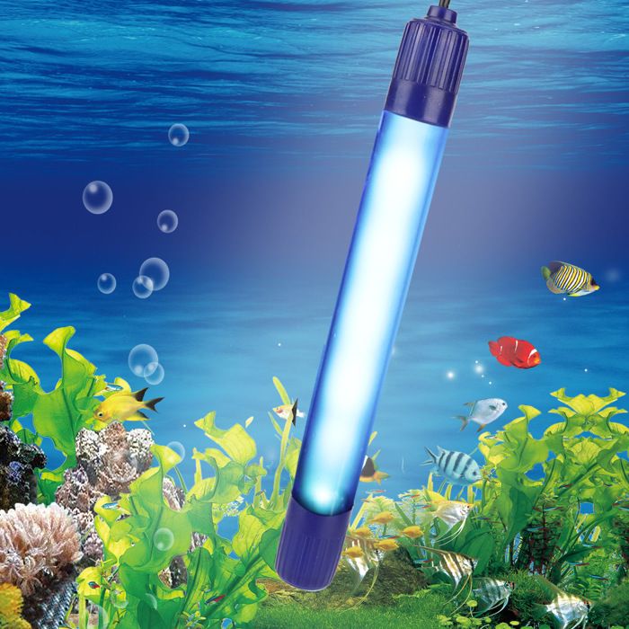 Comparer les prix de SURENHAP Lampe de stérilisation pour aquarium Lampe de Stérilisation UV dAquarium Lumière de Désinfection animalerie eclairage 9W