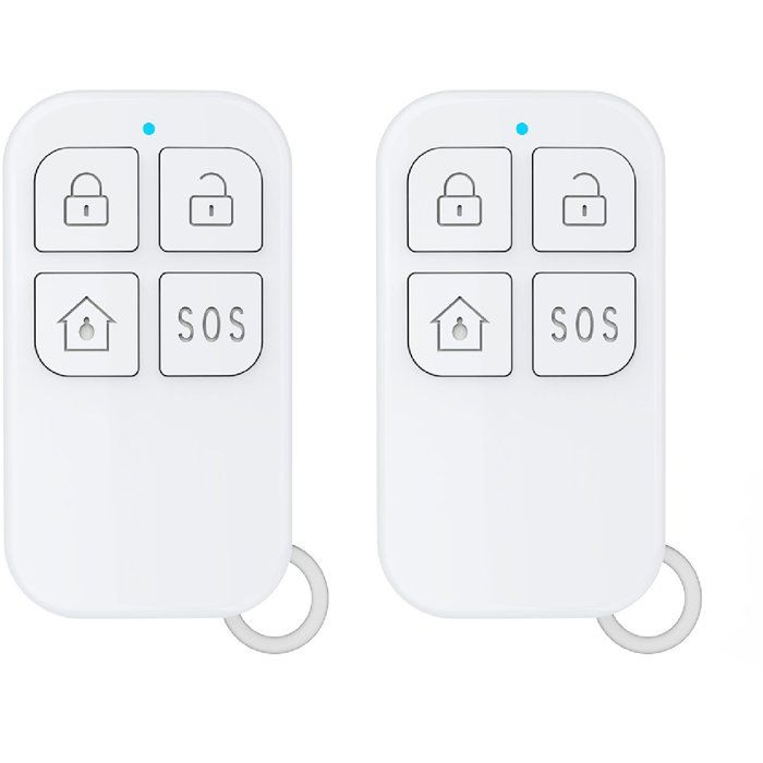 Lot de 2 télécommandes supplémentaires KYF Pour KYF ALARM 012