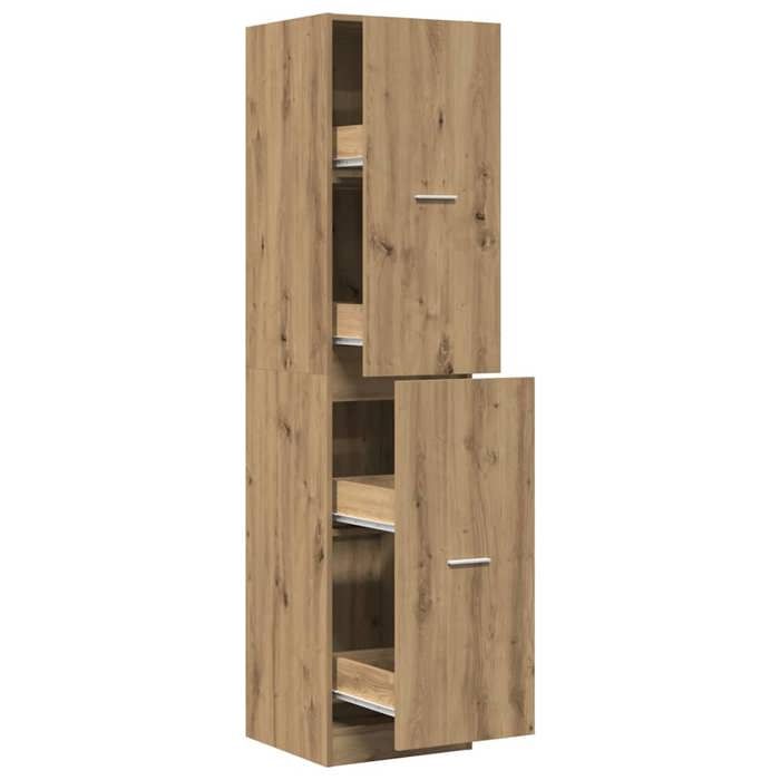 SALE dhiver Armoire de bureau - BURKE - Armoire dapothicaire - chêne artisanal - Bois dingénierie AA974
