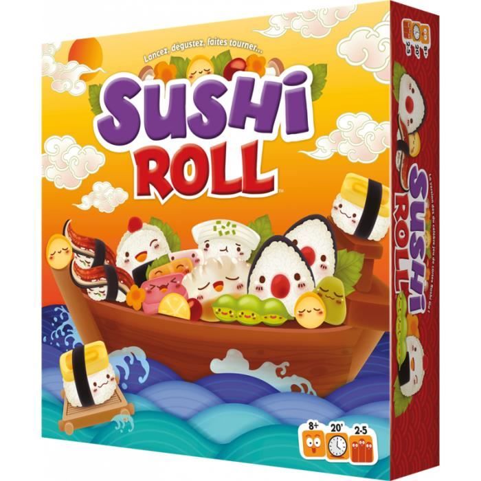 jeu de société sushi roll - cocktail games - 2 à 5 joueurs - dès 8 ans - jeu de base