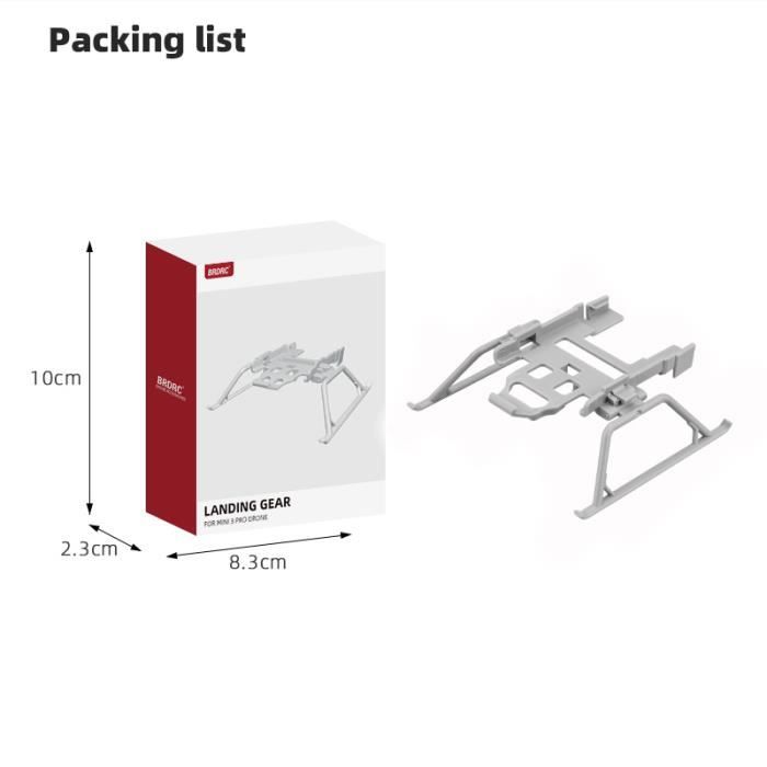 Train D'Atterrissage Flottant Pour DJI Mini 3 Pro / Mini 4 Pro - Kit Stabilisateur Pour Atterrissage Sur Eau