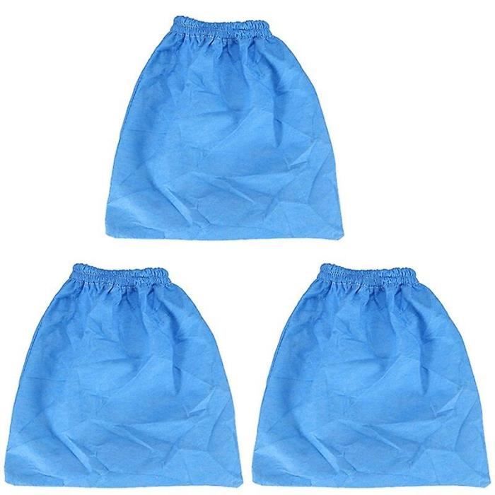 Lot de 3 sacs filtres textiles pour aspirateur KARCHER MV1 WD1 WD2