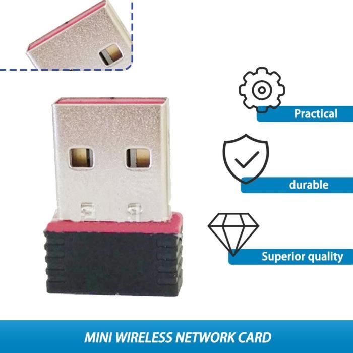 CLÉ USB WIFI MINI ADAPTATEUR 950MBPS